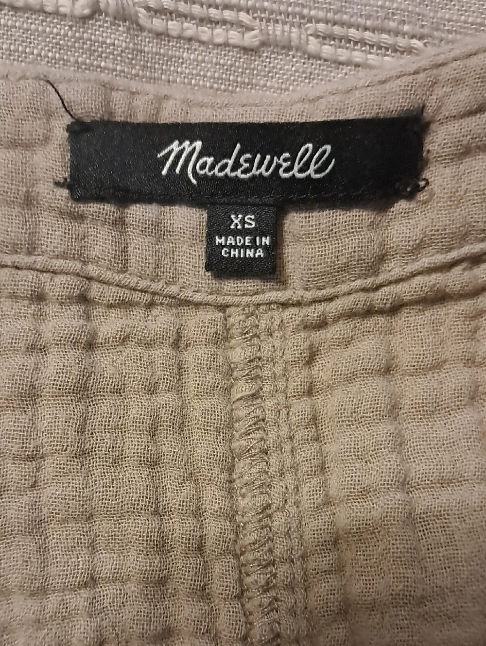 Madewell soft textured